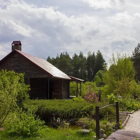 Затишна Садиба З Озером Біля Лісу Voropaivka Exterior photo