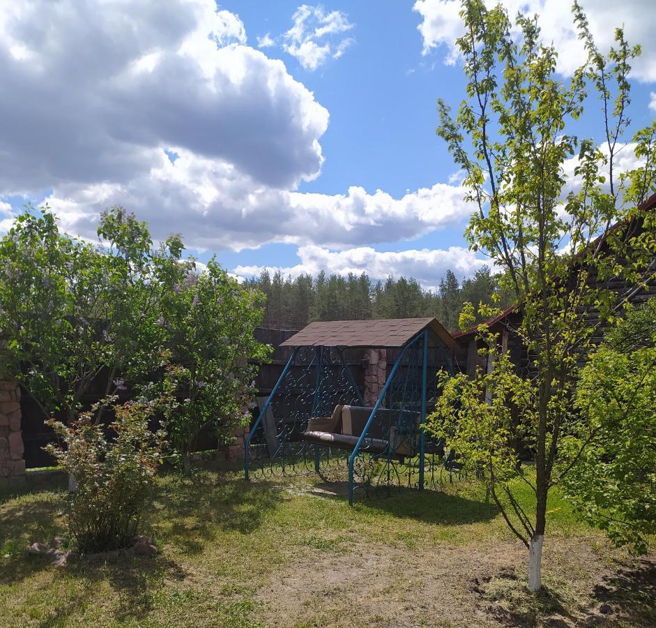 Holiday home затишна з озером біля лісу Voropaivka