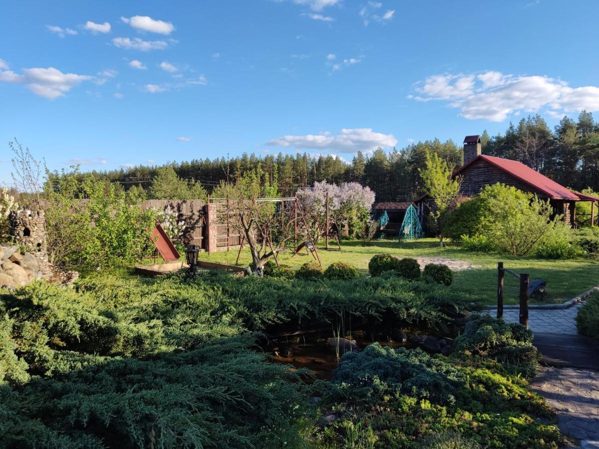 затишна з озером біля лісу Holiday home Voropaivka